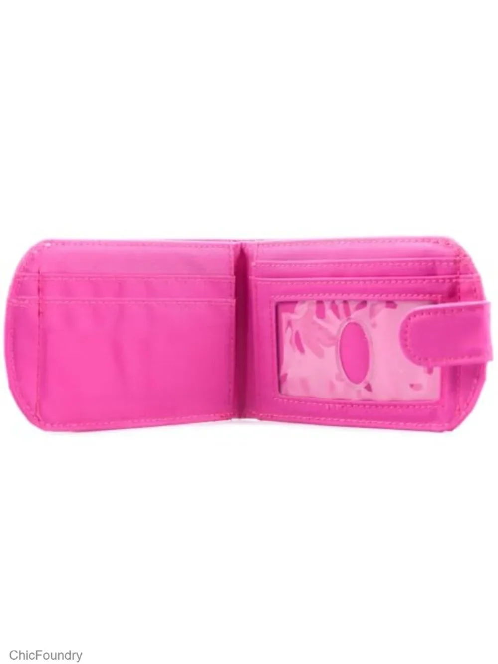 Slim Nylon Microfiber Bi-Fold Wallet Holds 25 Cards
